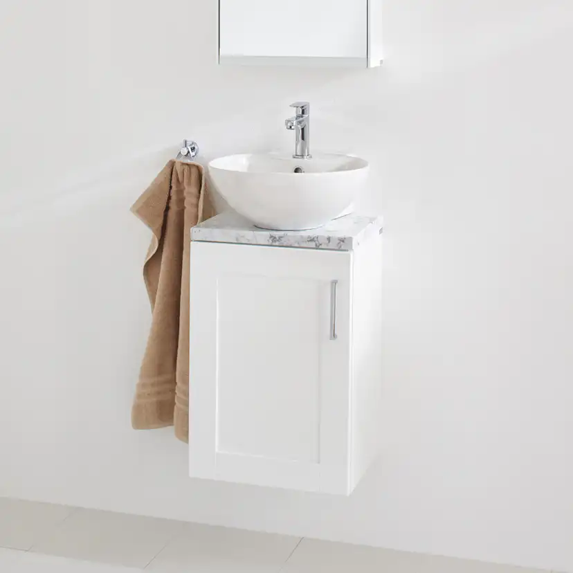 Tvättställsskåp Miller Badrum London 40 för Fristående Tvättställ