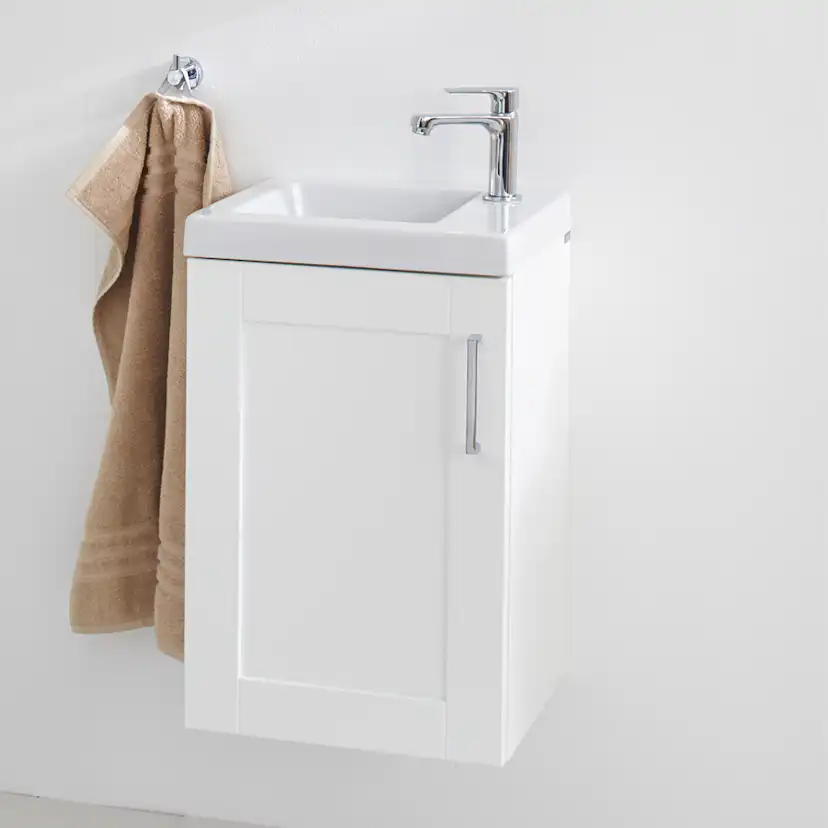 Tvättställsskåp Miller Badrum London 40 för Heltäckande Tvättställ