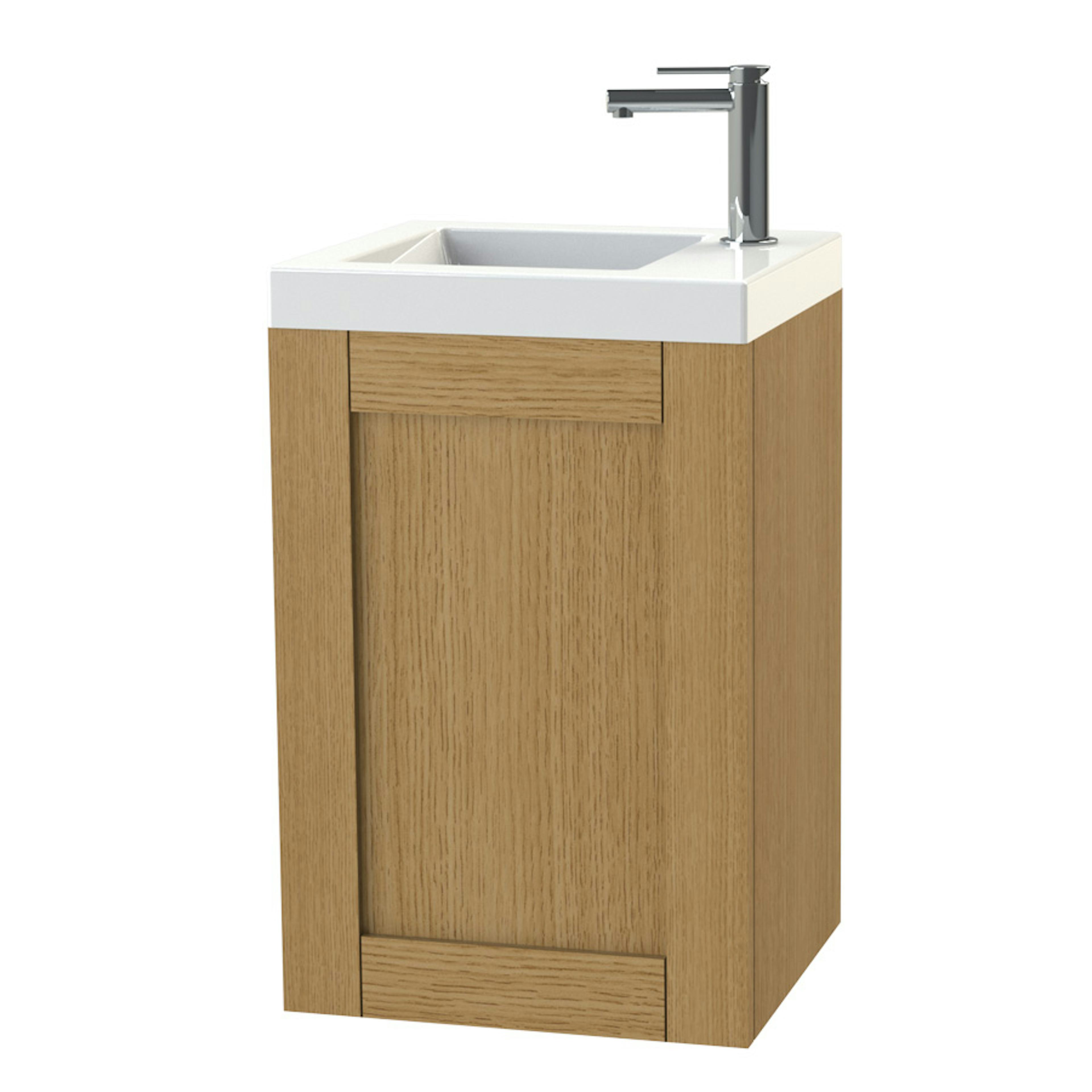 Tvättställsskåp Miller Badrum London 40 för Heltäckande Tvättställ