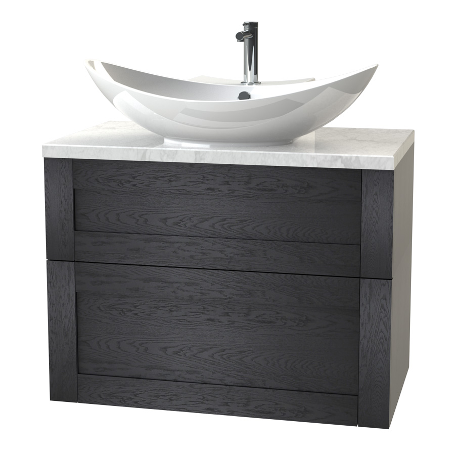 Tvättställsskåp Miller Badrum London 80 för Fristående Tvättställ