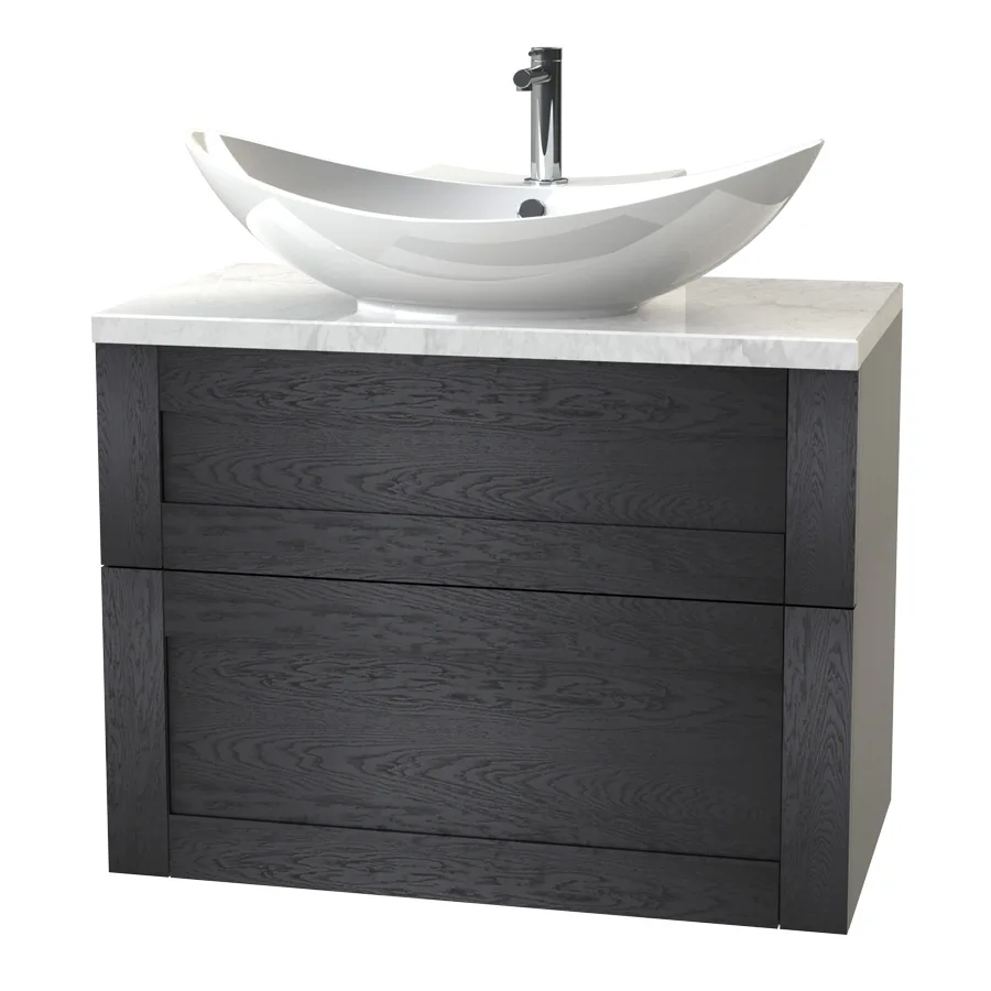 Tvättställsskåp Miller Badrum London 80 för Fristående Tvättställ