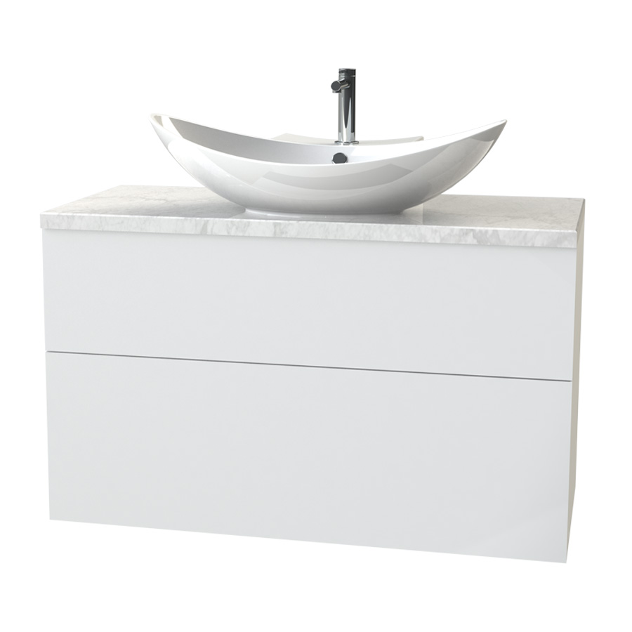 Tvättställsskåp Miller Badrum New York 100 för Fristående Tvättställ