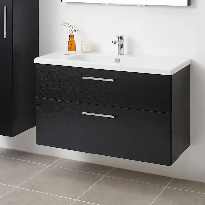 Tvättställsskåp Miller Badrum New York 100 för Heltäckande Tvättställ