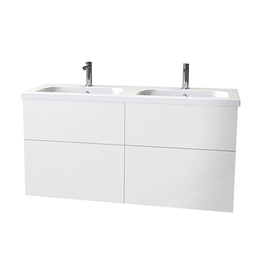 Tvättställsskåp Miller Badrum New York 120 för Heltäckande Tvättställ