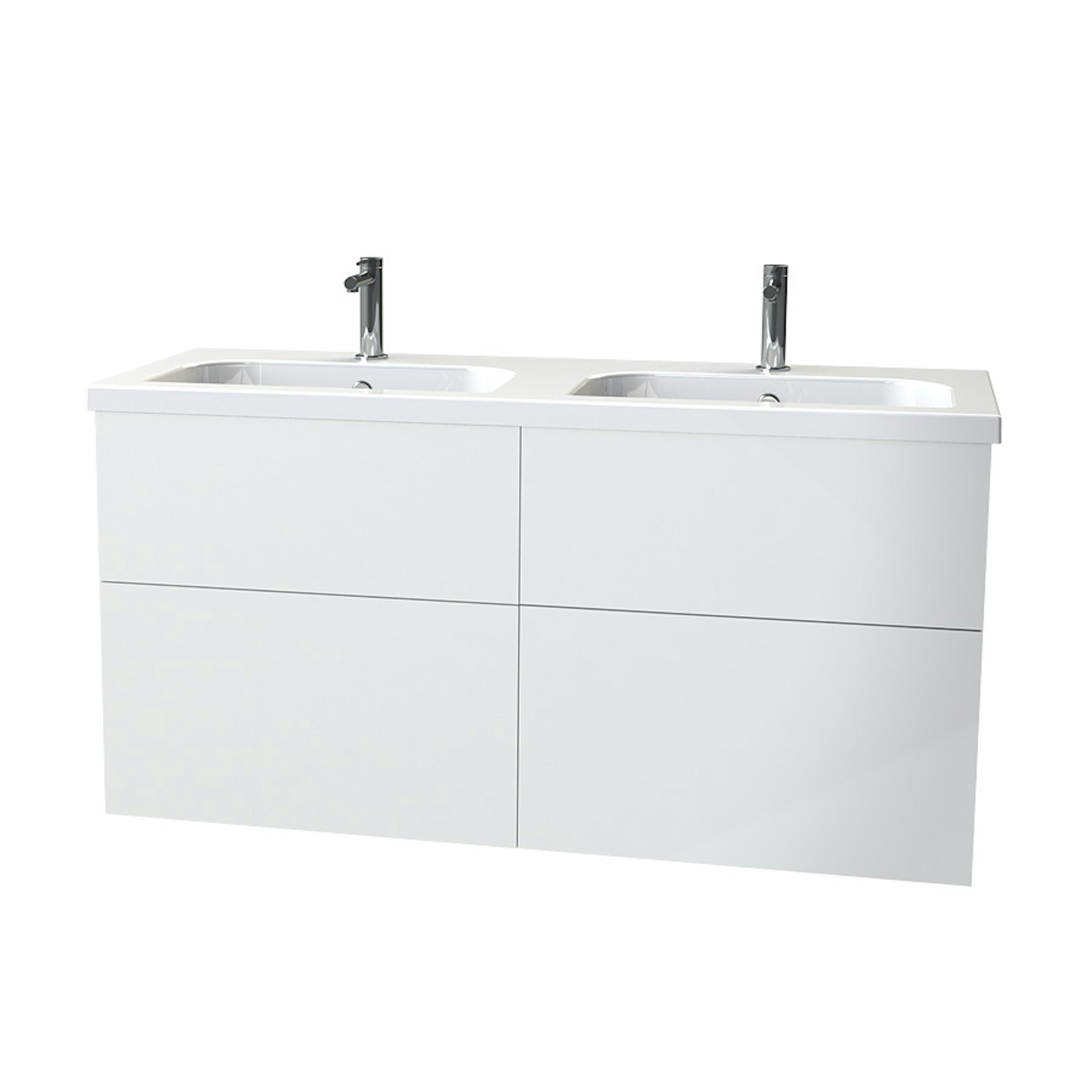 Tvättställsskåp Miller Badrum New York 120 för Heltäckande Tvättställ