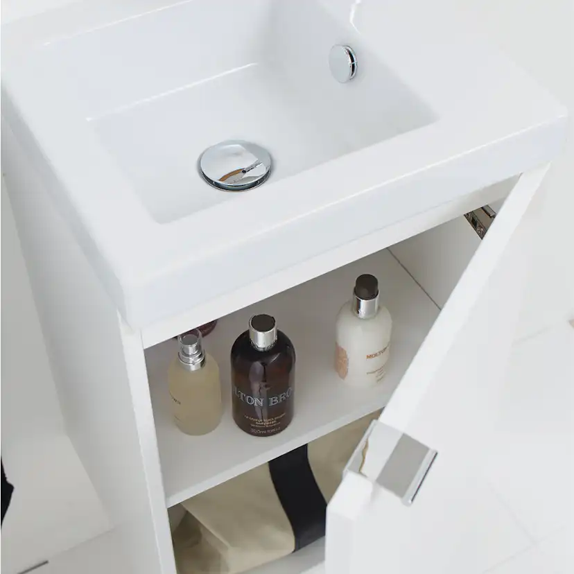 Tvättställsskåp Miller Badrum New York 40 för Heltäckande Tvättställ