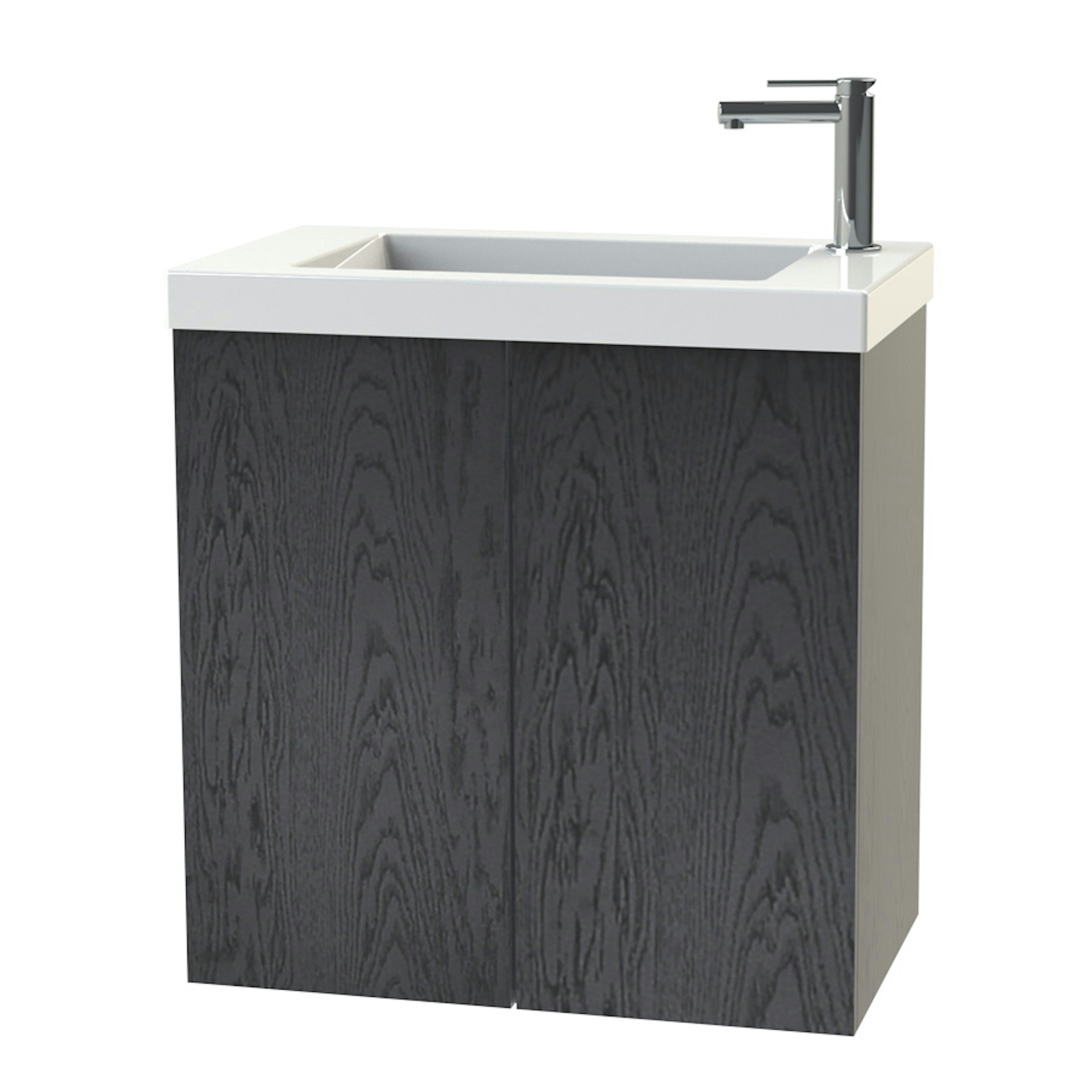 Tvättställsskåp Miller Badrum New York 60 Luckor för Heltäckande Tvättställ