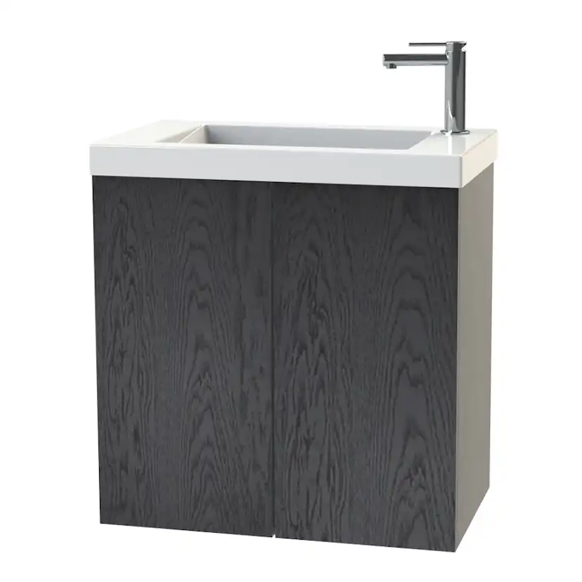 Tvättställsskåp Miller Badrum New York 60 Luckor för Heltäckande Tvättställ