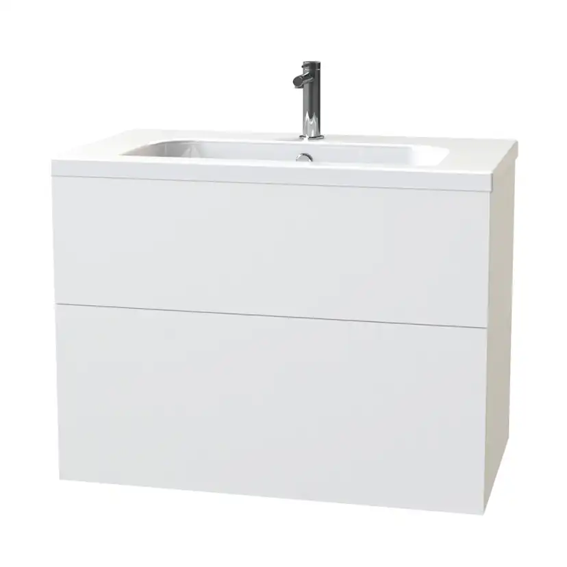 Tvättställsskåp Miller Badrum New York 80 för Heltäckande Tvättställ