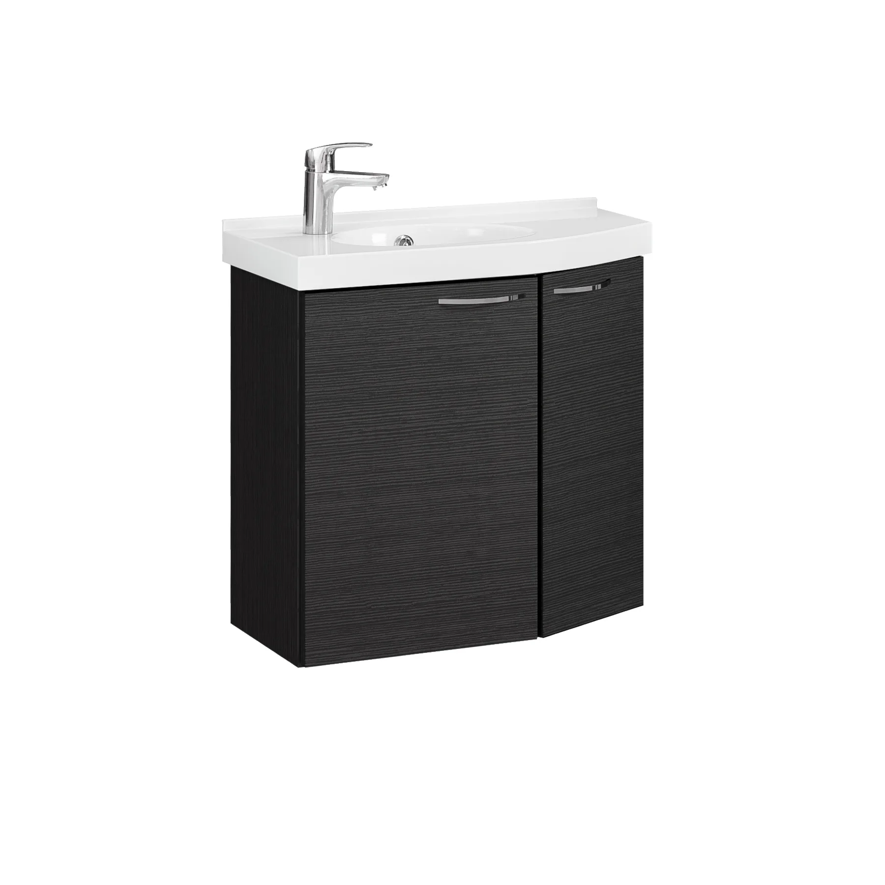 Tvättställsskåp Temal Mondo med Tvättställ och 2 Luckor