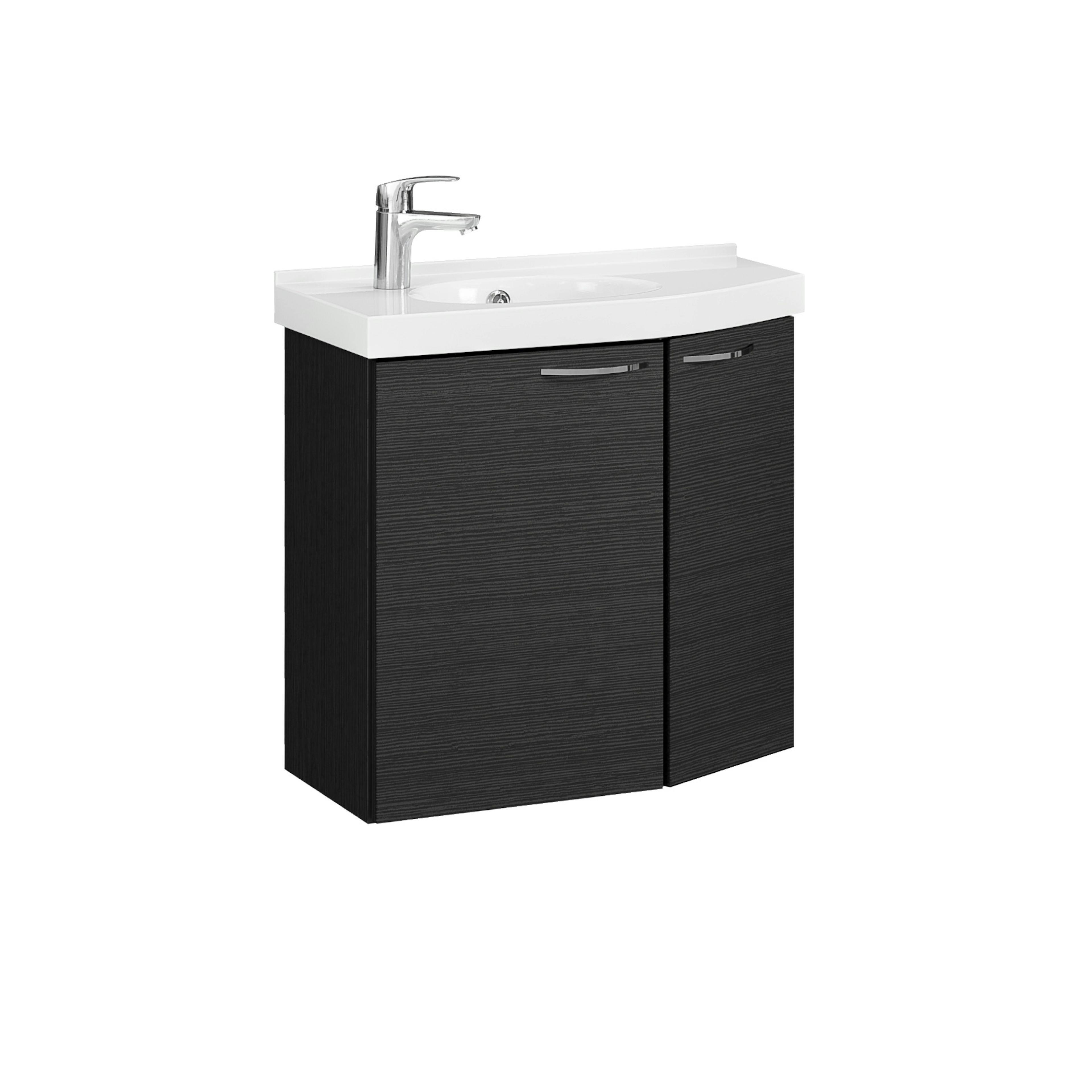 Tvättställsskåp Temal Mondo med Tvättställ och 2 Luckor