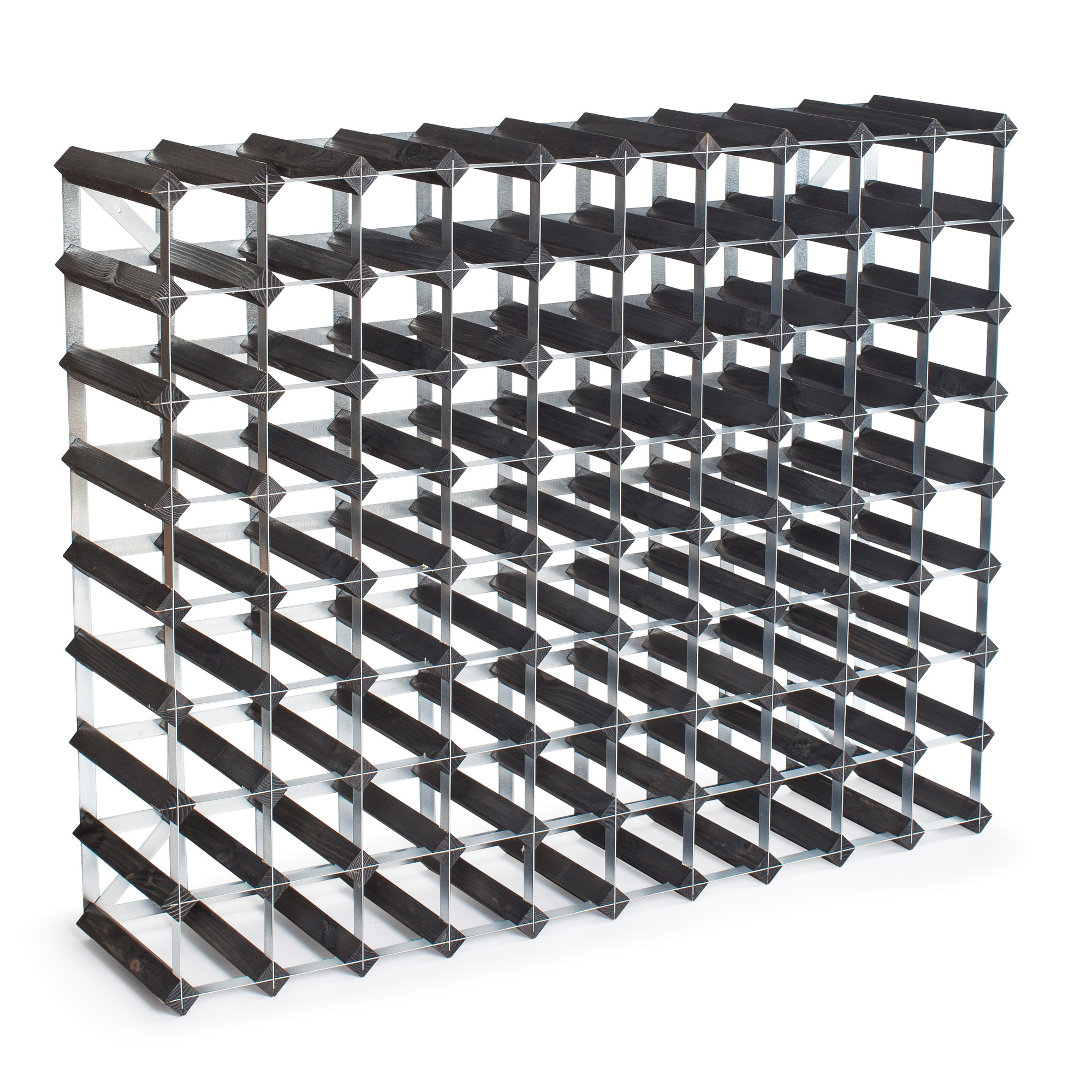 Vinställ Traditional Wine Rack 90 Flaskor Påbyggningsbart