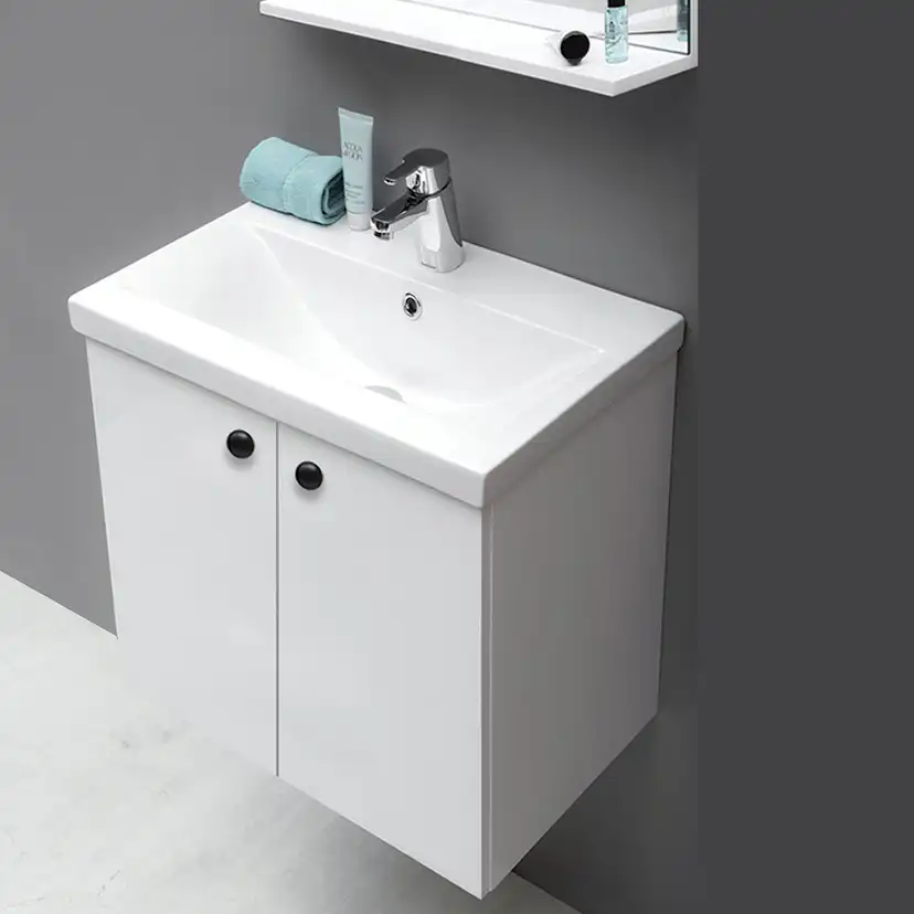 Tvättställsskåp 4AQUA Minimal Med 2 Luckor