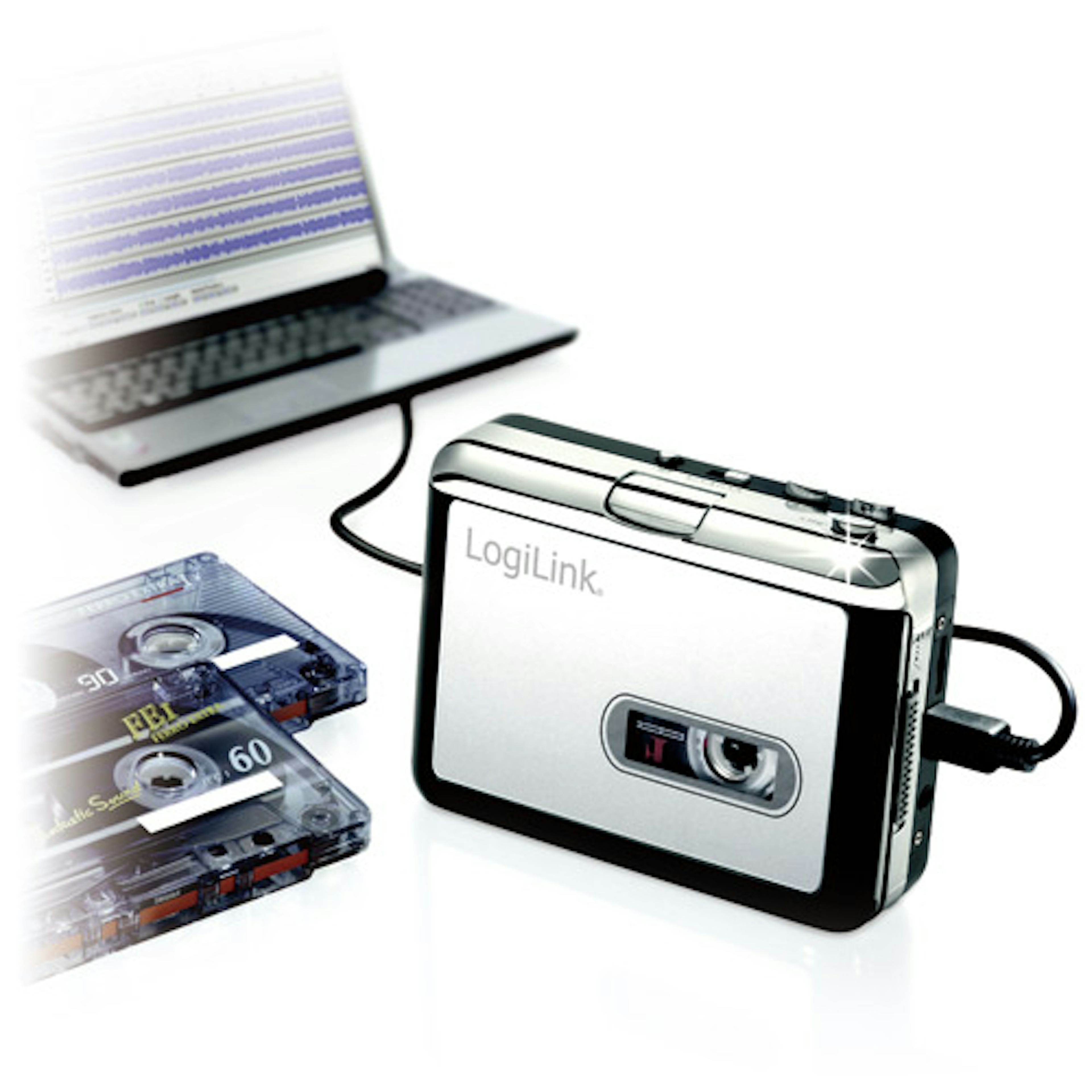 Kassett LogiLink Till MP3