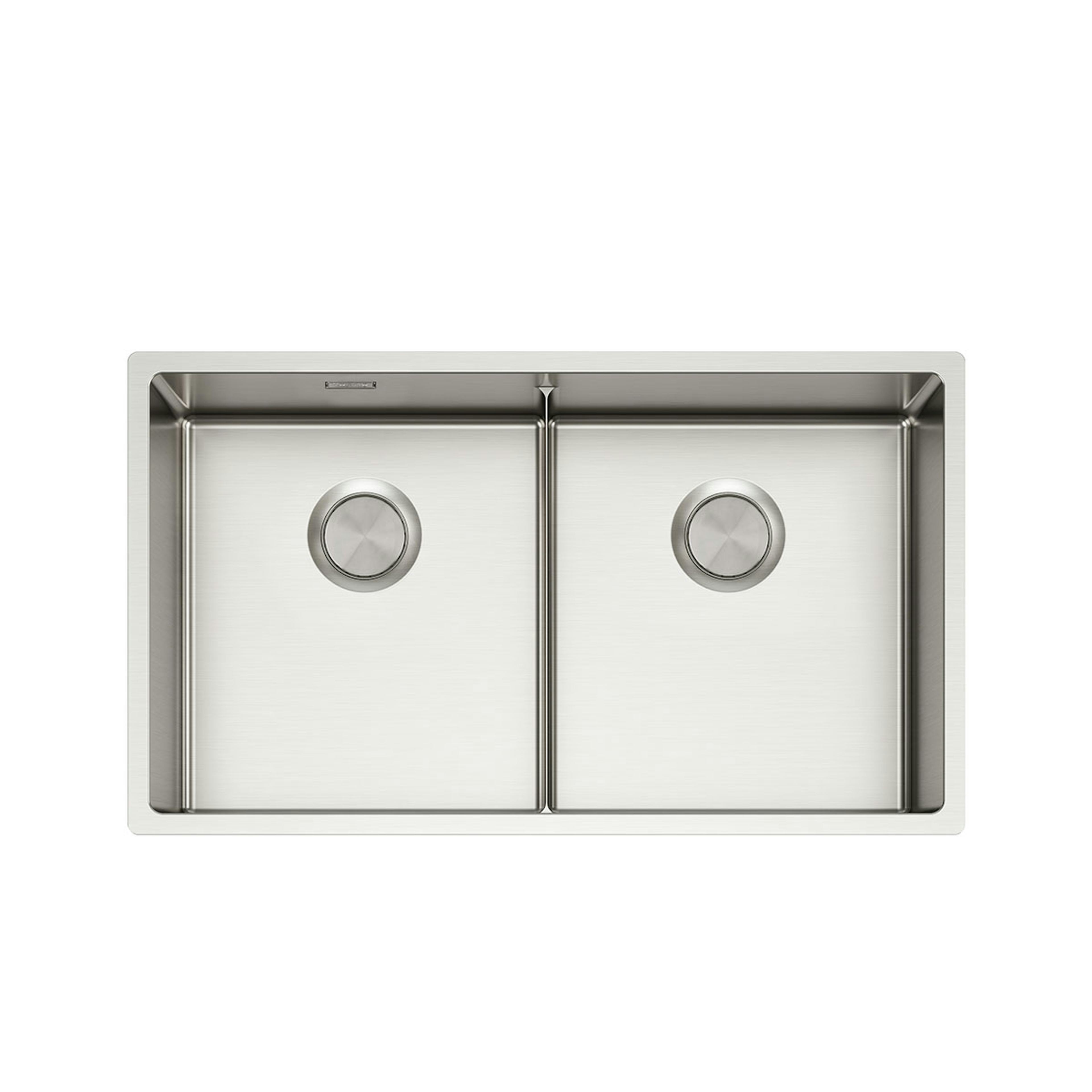 Diskho Stala ULTRA-36-36-LD Dubbel för Kök och Tvättstuga i Stål