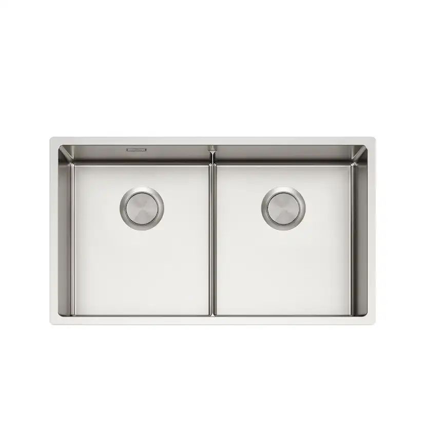 Diskho Stala ULTRA-36-36-LD Dubbel för Kök och Tvättstuga i Stål