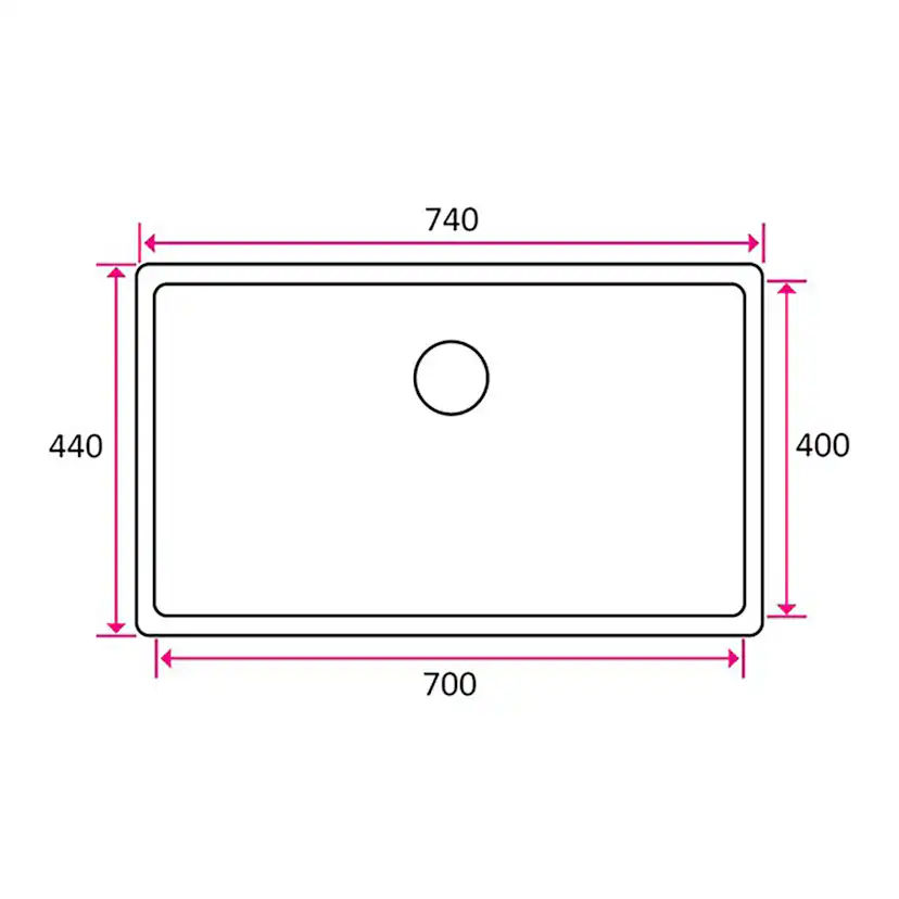 Diskho Stala ULTRA-70 Rostfri Enkel med Integrerad Korgventil