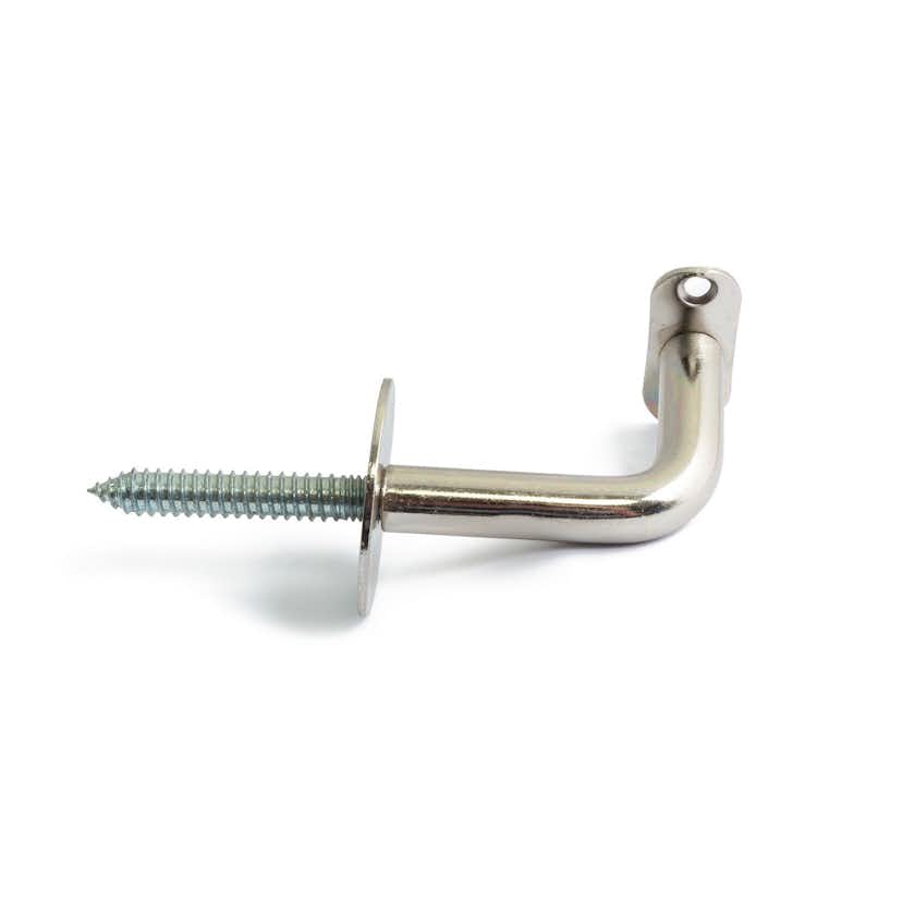 Ledstångsbeslag Habo 86 Förnicklad