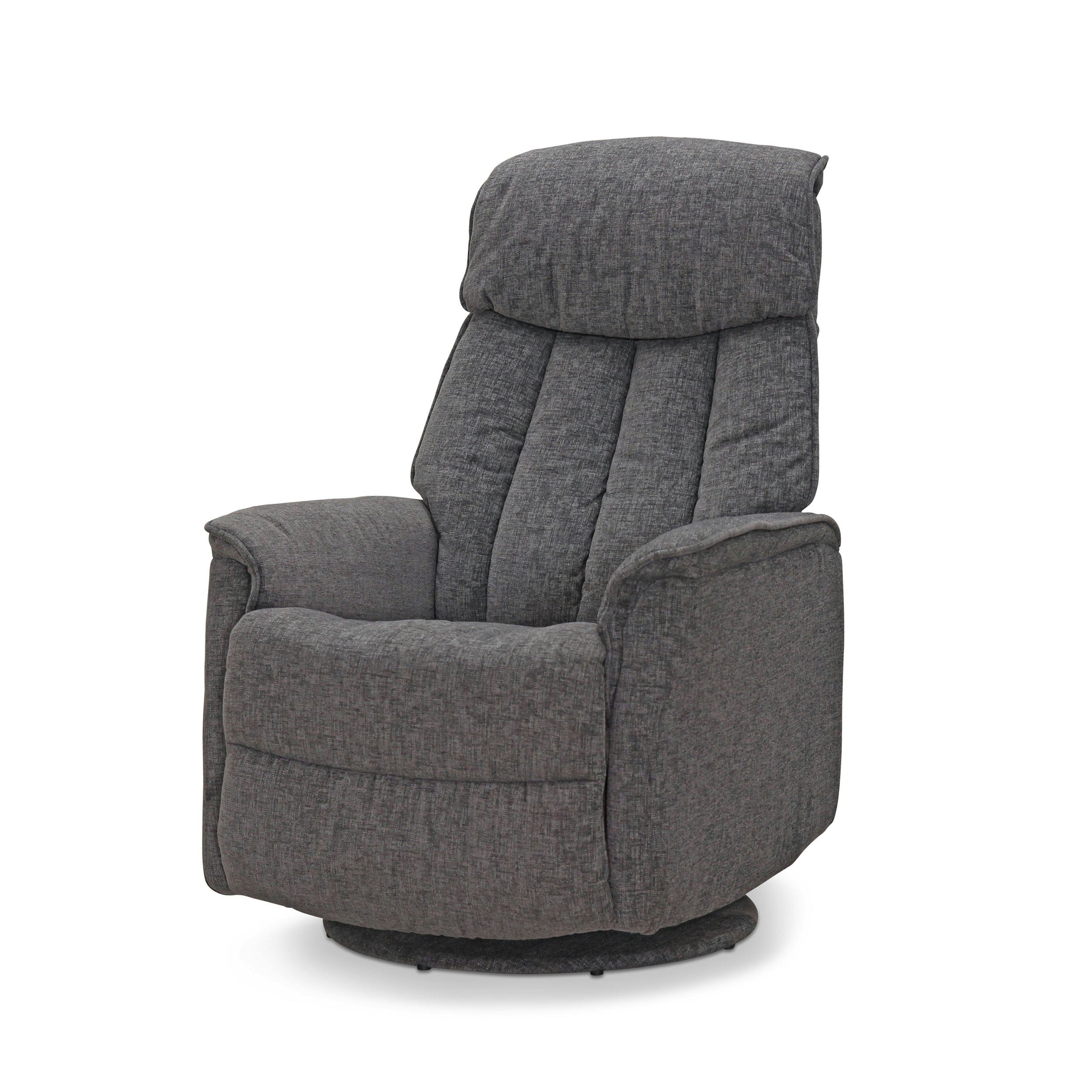 Reclinerfåtölj Hagagruppen Umeå Snurrbar Grå Fåtölj