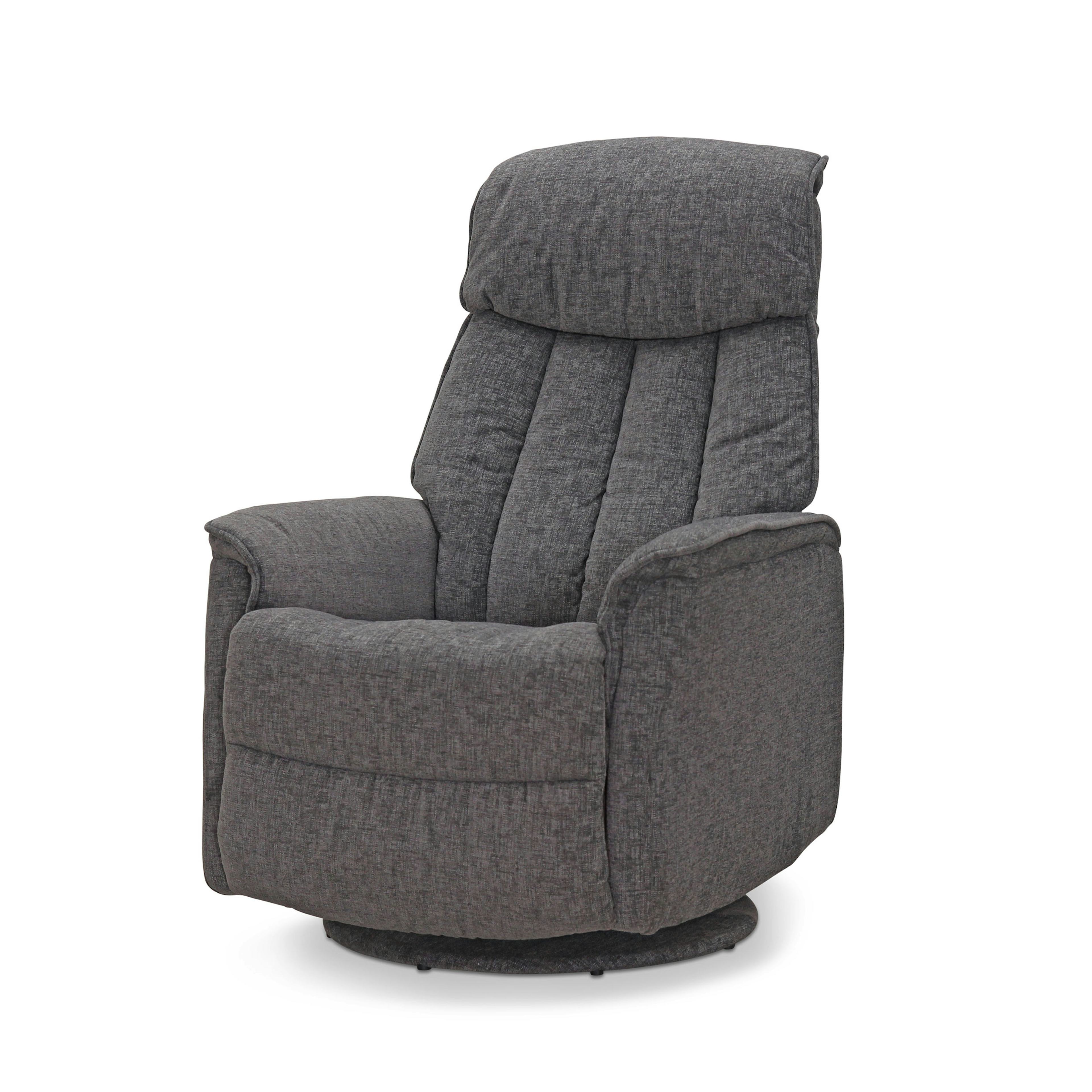 Reclinerfåtölj Hagagruppen Umeå Snurrbar Grå Fåtölj