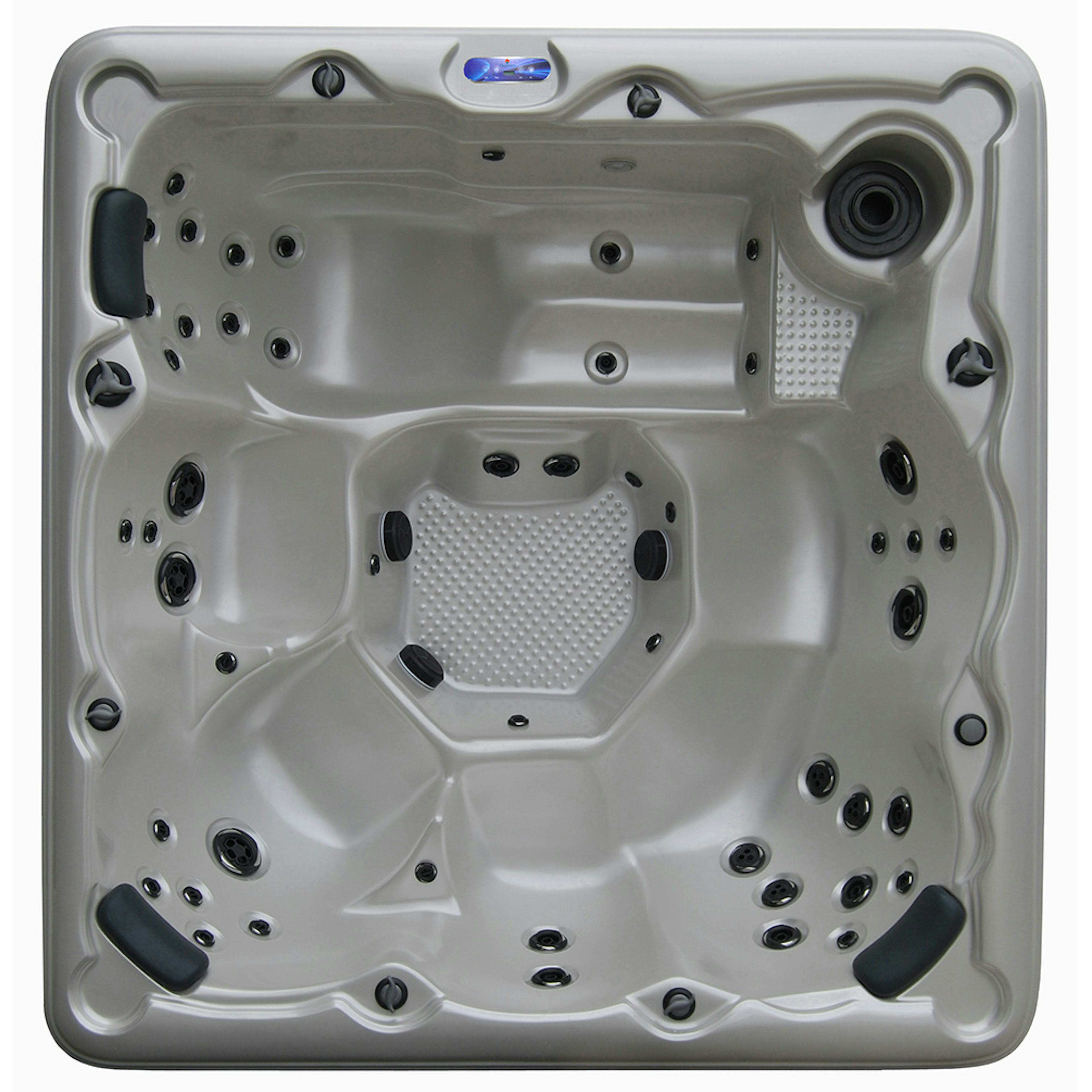 Utespa DenForm 61 Quartz White 49 Jets Spabad för 6 Personer