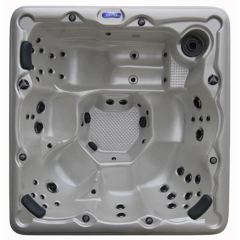 Utespa DenForm 61 Quartz White 49 Jets Spabad för 6 Personer