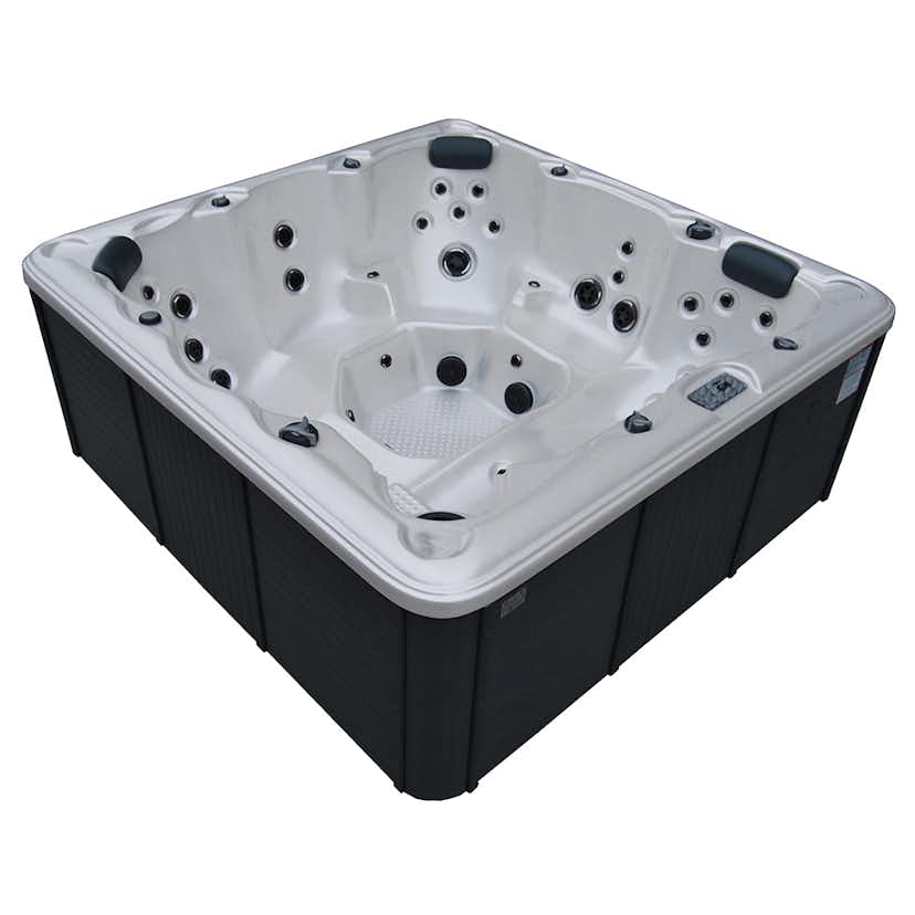 Utespa DenForm 61 Quartz White 49 Jets Spabad för 6 Personer