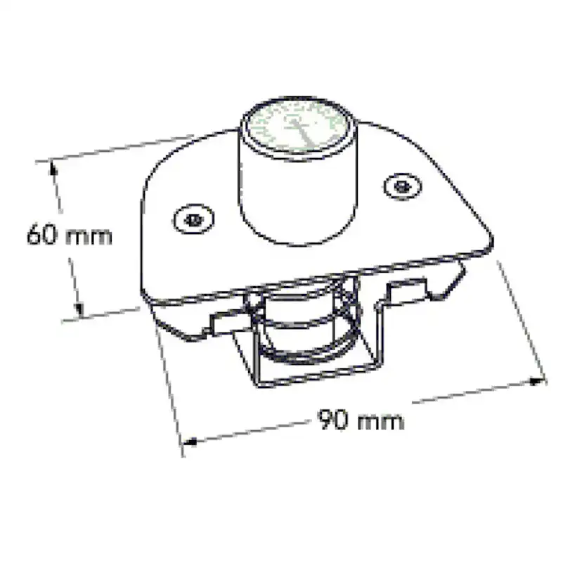 Utbytesknapp Gustavsberg Vandal till Nautic-serien