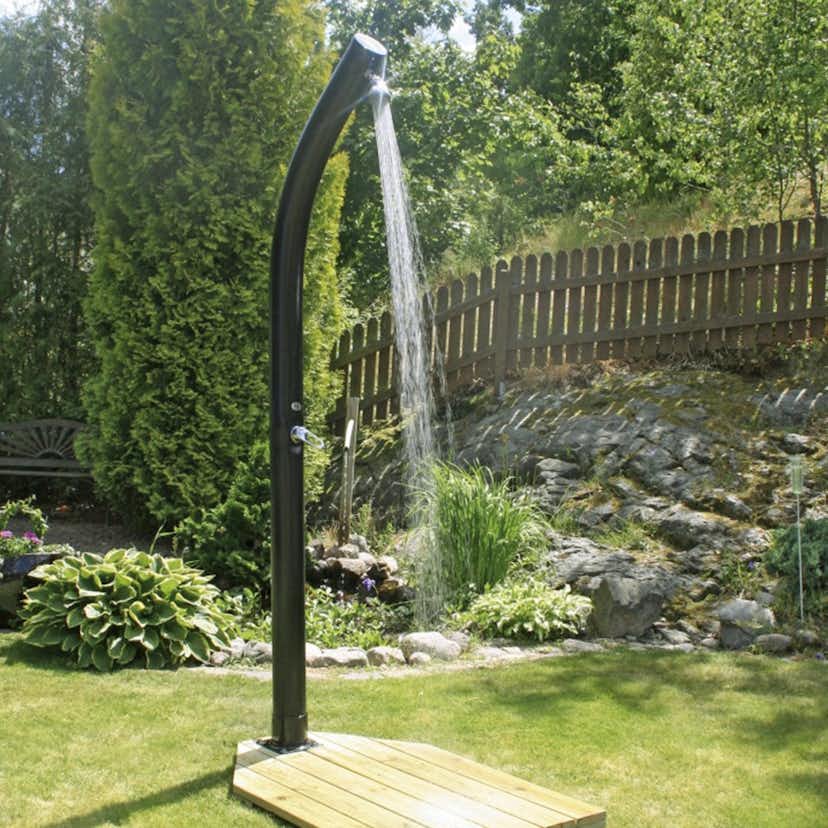 Utedusch Demerx Sunny 20 Soluppvärmd Trädgårdsdusch med Takdusch