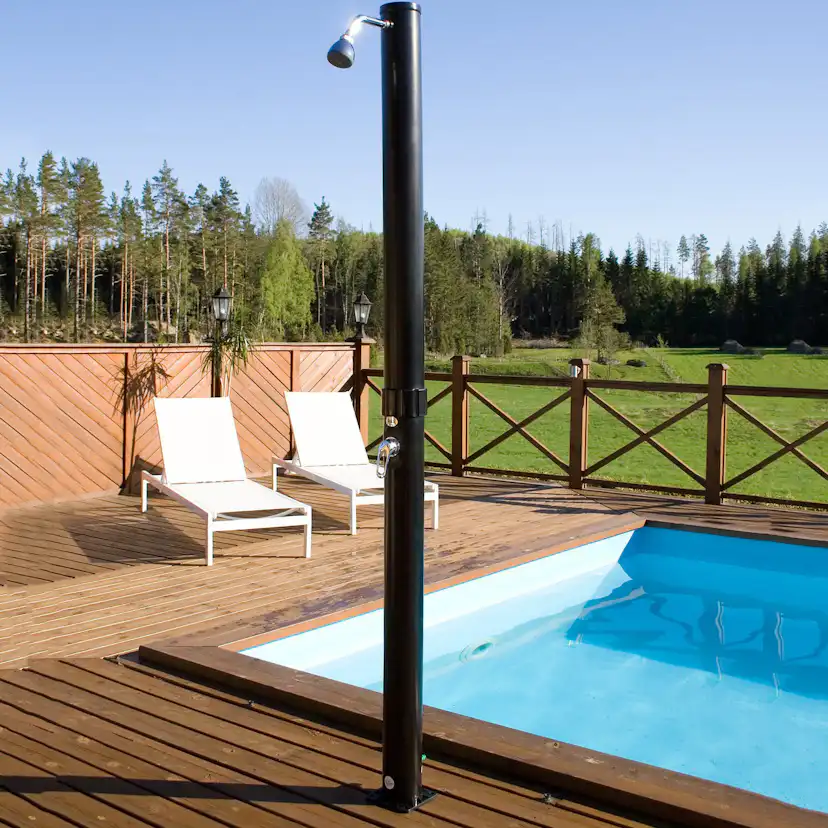 Utedusch Demerx Sunny 20 Split Soluppvärmd Trädgårdsdusch med Takdusch