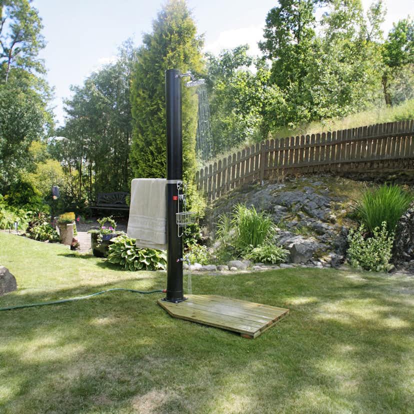 Utedusch Demerx Sunny 40 Soluppvärmd Trädgårdsdusch med Takdusch