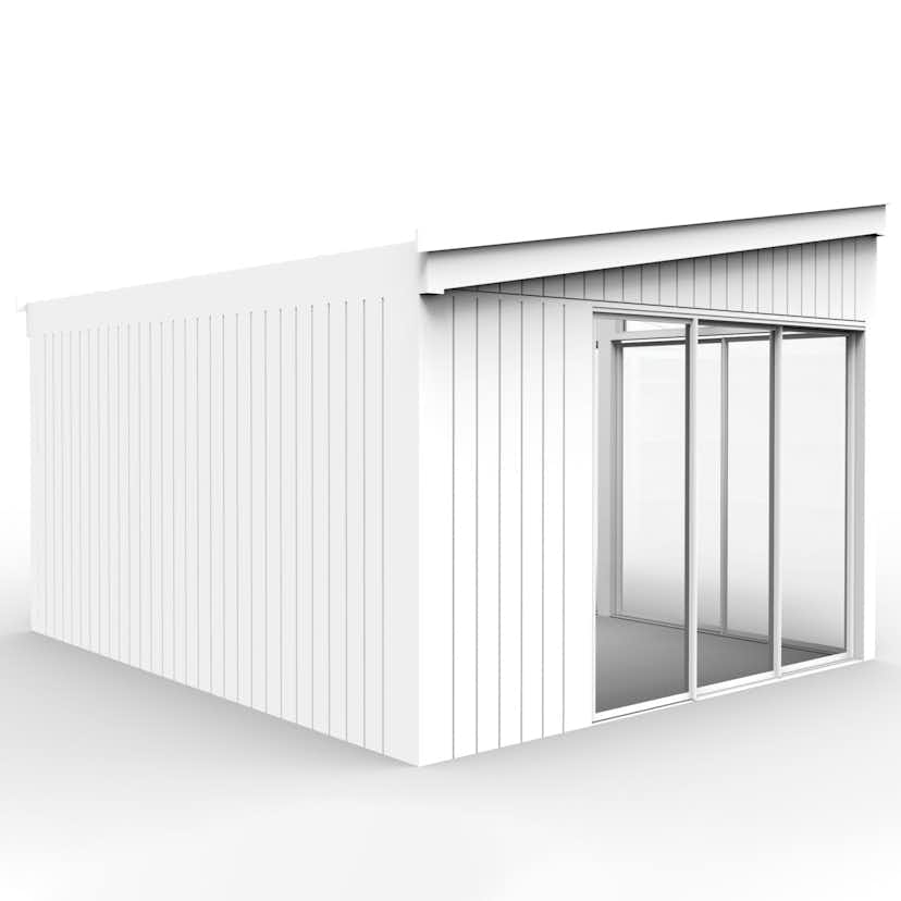 Komplett Fristående Uterum Landskap Gnistra Förlängd sommar 14,8 kvm