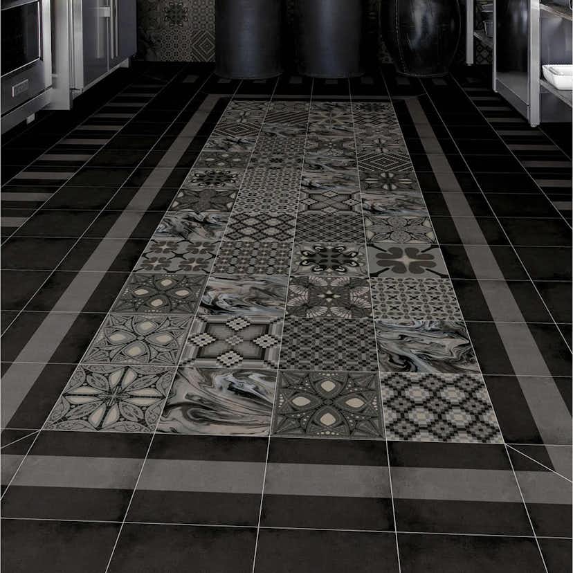 Klinker Tenfors 1900 Svart 20x20 cm