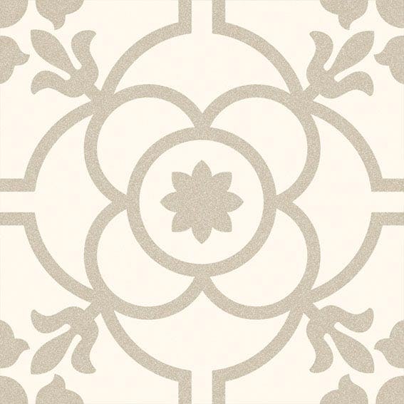 Klinker Tenfors Blomknopp Bone 20x20 cm