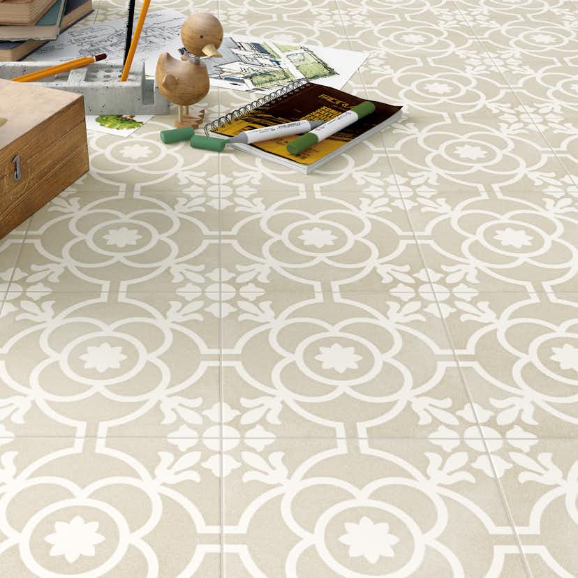 Klinker Tenfors Blomknopp Siena 20x20 cm