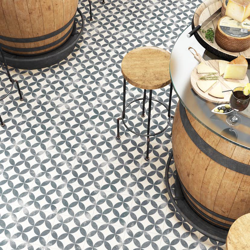 Klinker Tenfors Kerala Negro 20x20 cm