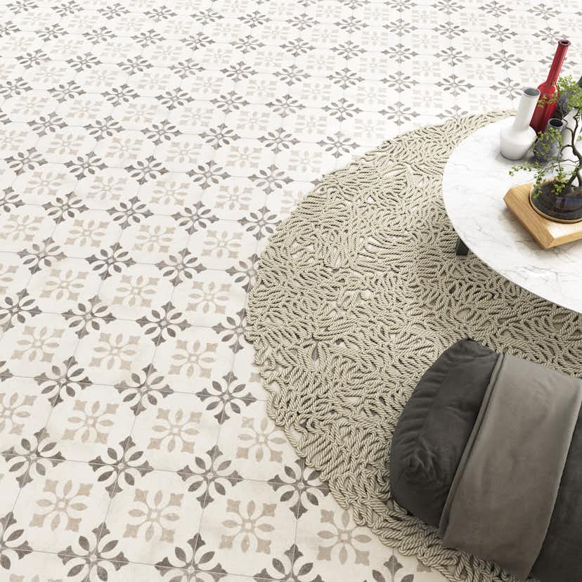 Klinker Tenfors Pukao Blanco 20x20 cm