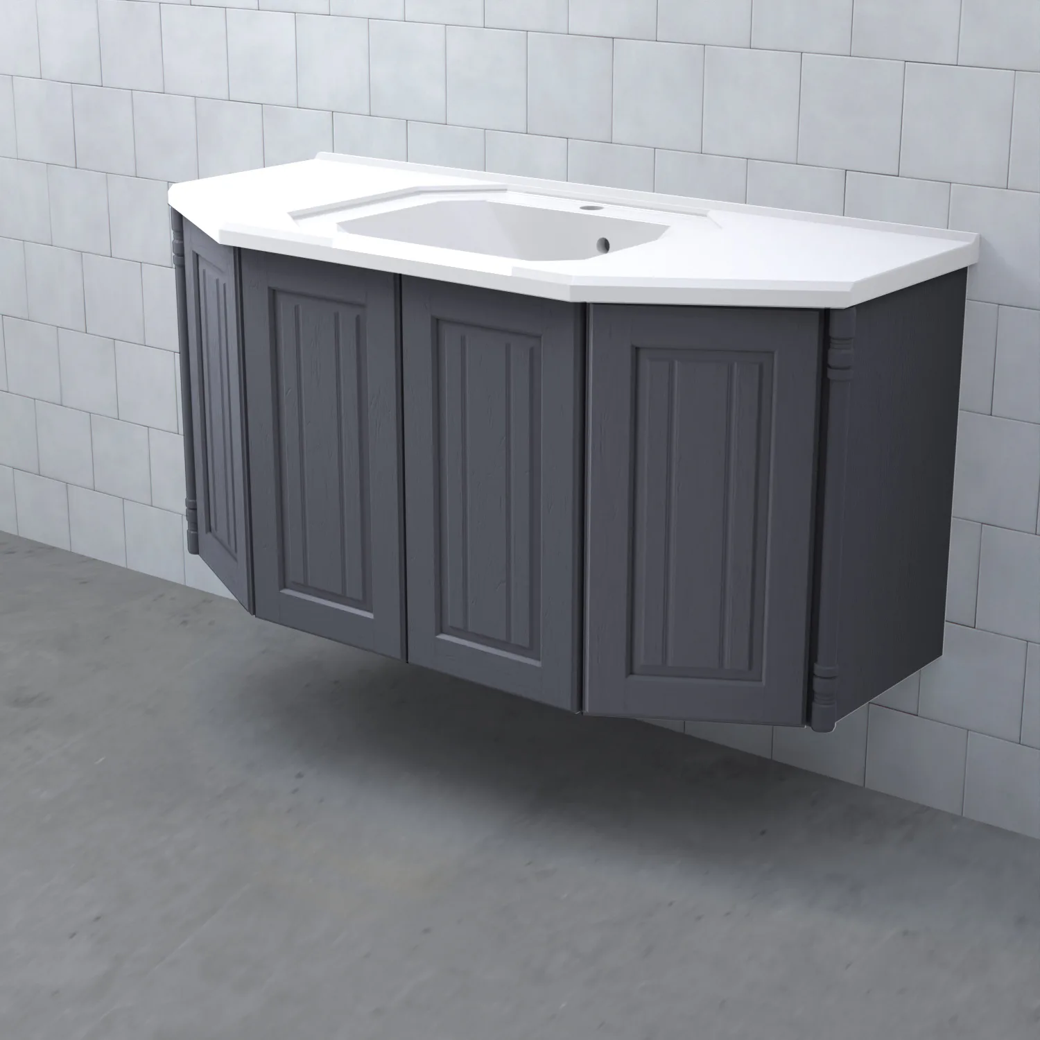 Tvättställsskåp Björbo Badrum Valhall Luckor