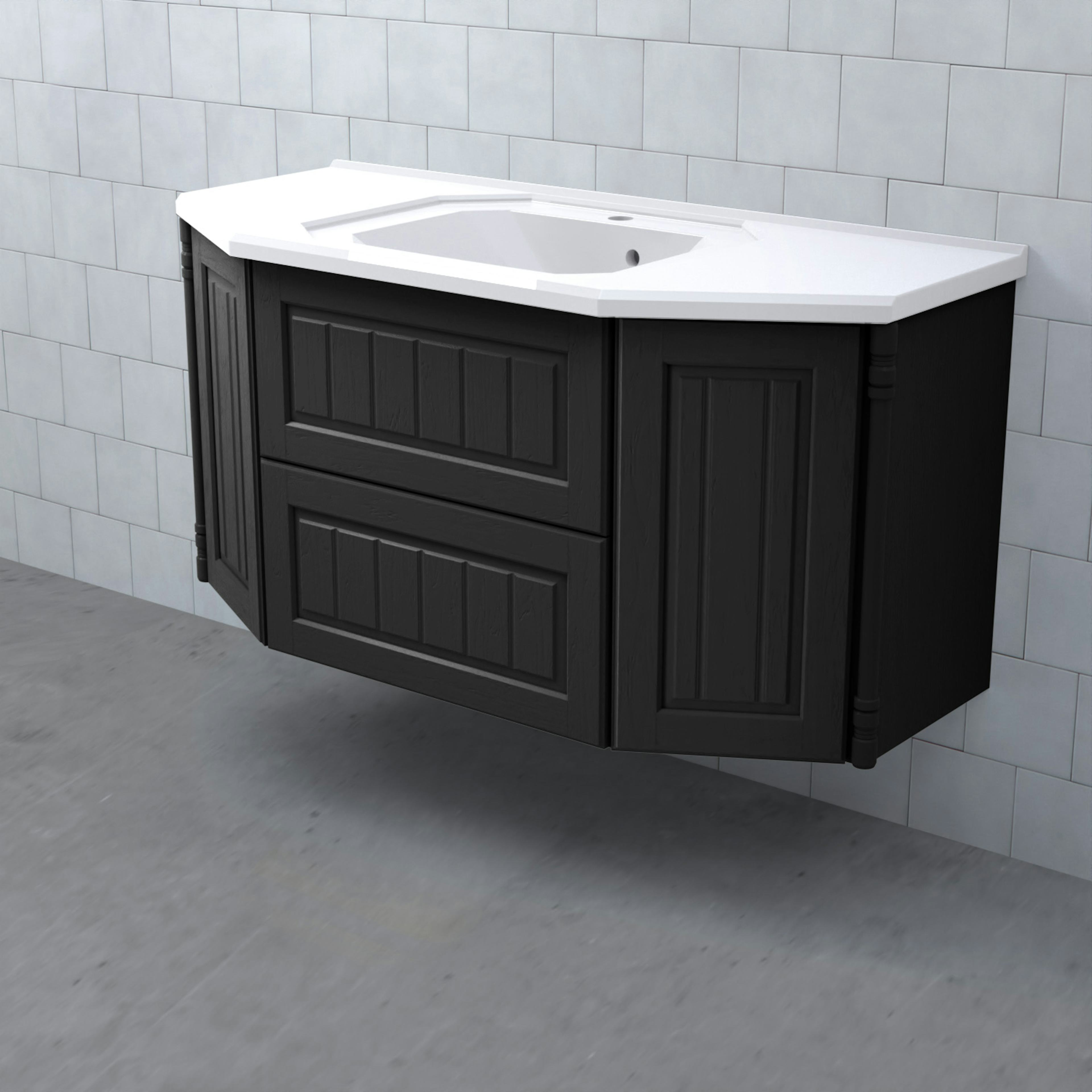 Tvättställsskåp Björbo Badrum Valhall Lådor