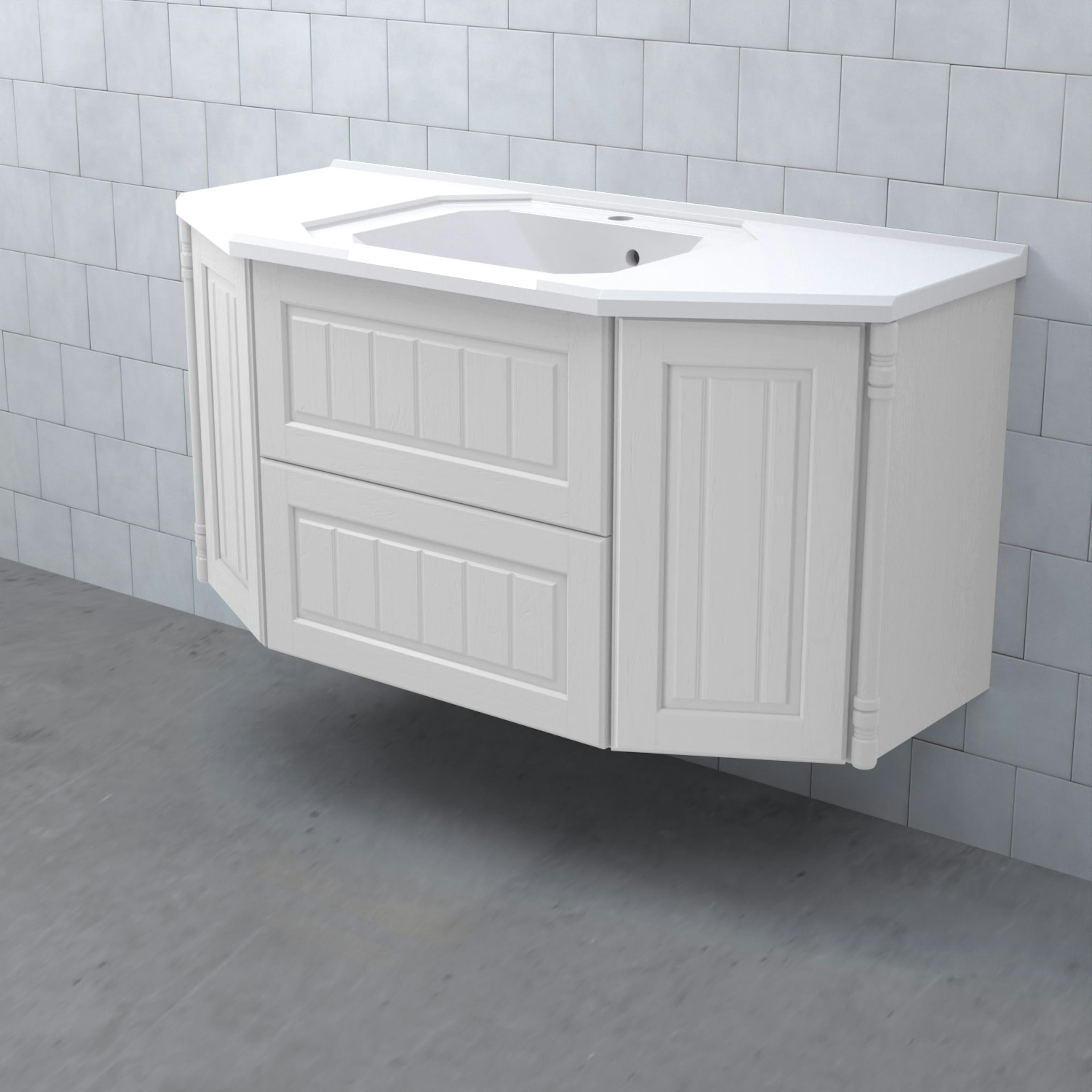 Tvättställsskåp Björbo Badrum Valhall Lådor