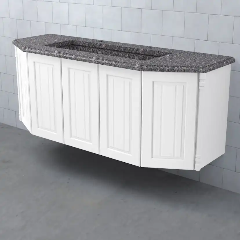 Tvättställsskåp Björbo Badrum Valhall 150 Luckor Dubbel