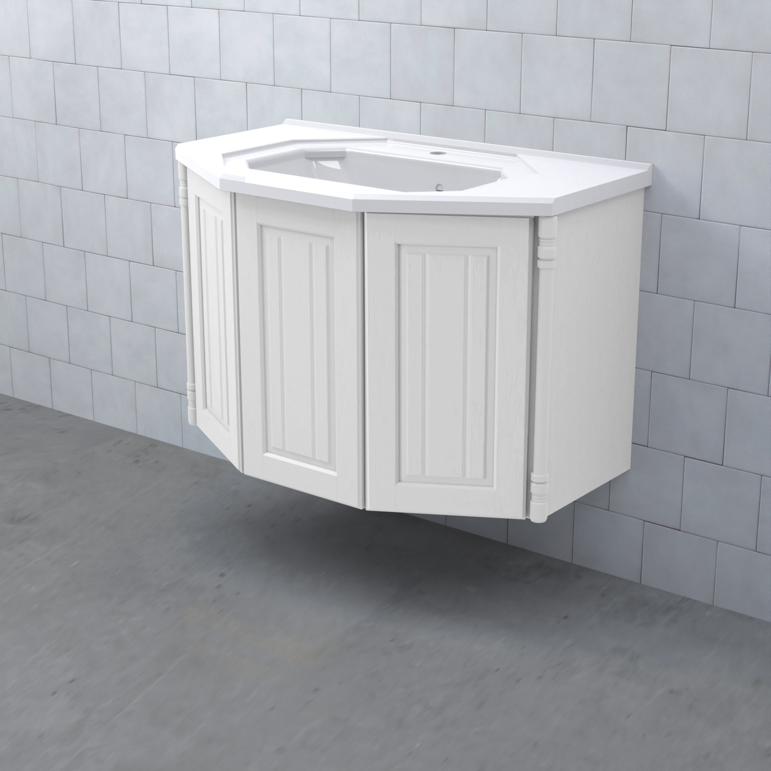 Tvättställsskåp Björbo Badrum Valhall Luckor