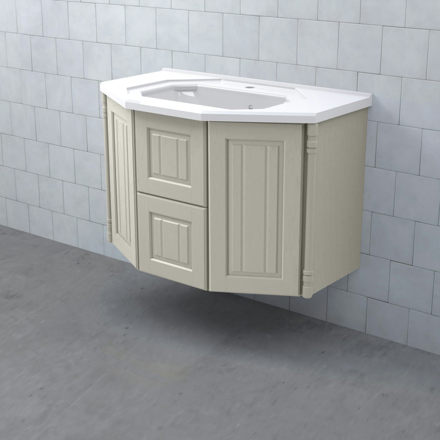 Tvättställsskåp Björbo Badrum Valhall Lådor