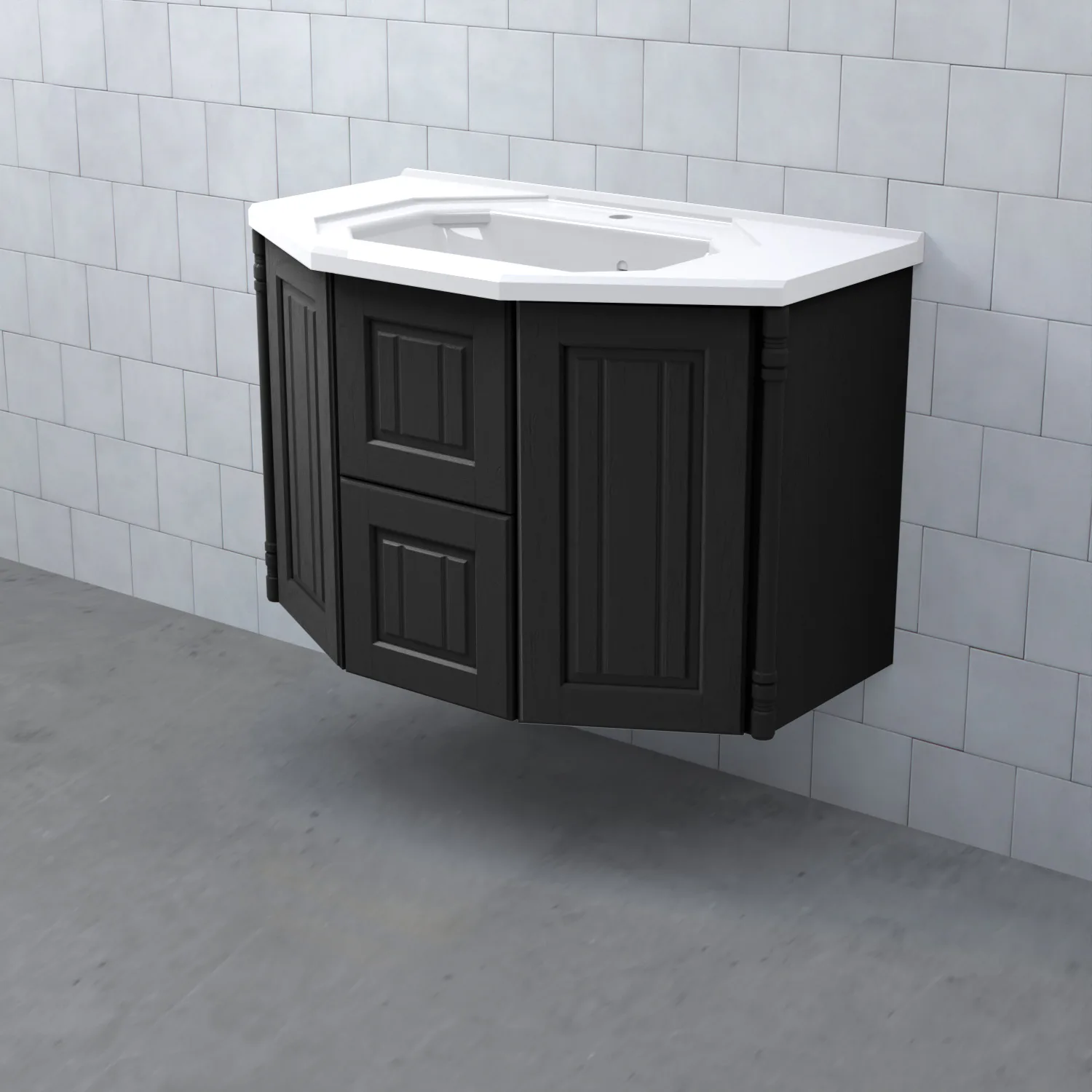 Tvättställsskåp Björbo Badrum Valhall Lådor