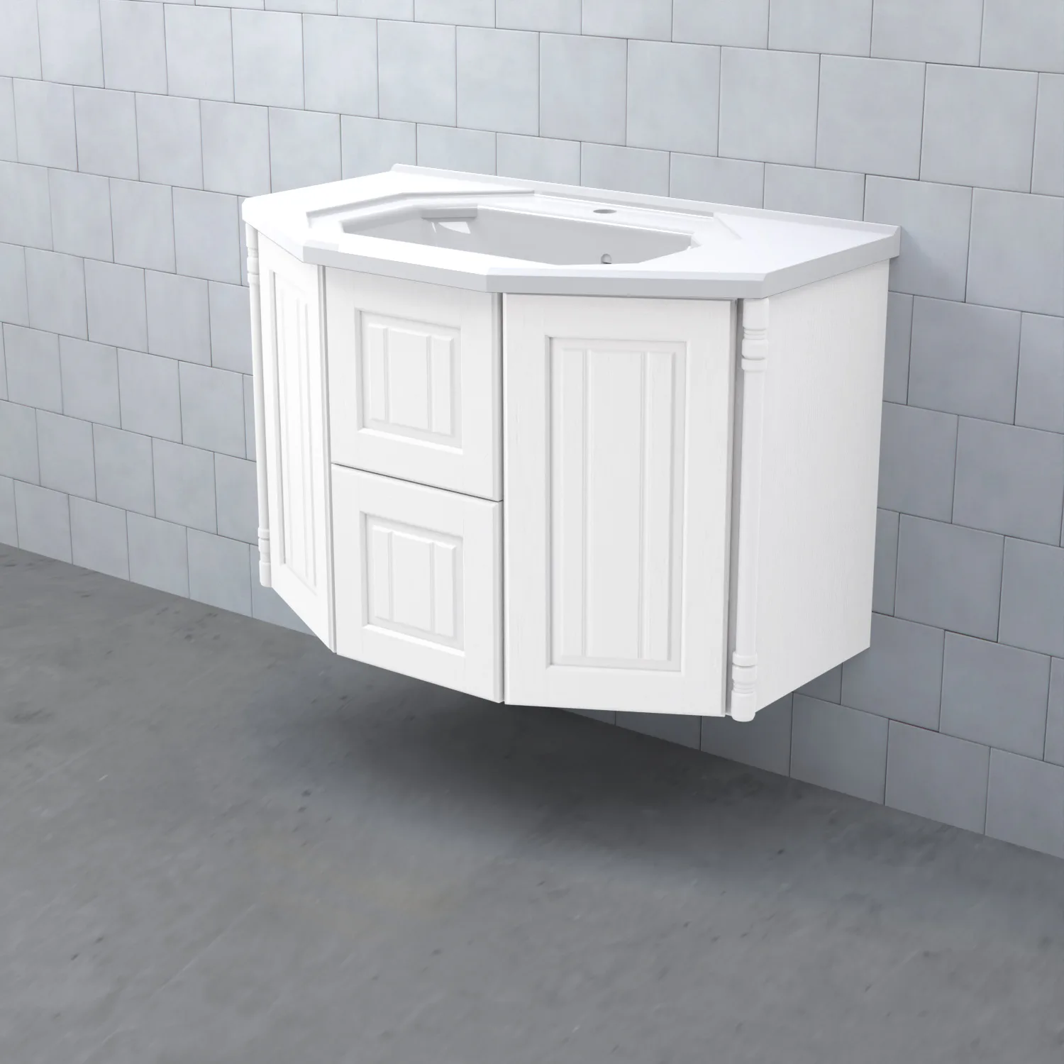 Tvättställsskåp Björbo Badrum Valhall Lådor