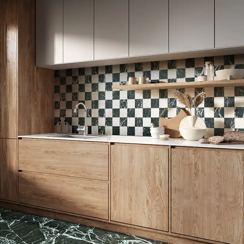 Klinker Lhådös Classica Verde Alpi 30x30 cm