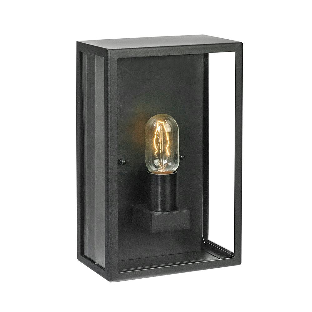 Vägglampa Norlys Lofoten Svart Utebelysning Vägg i Stål