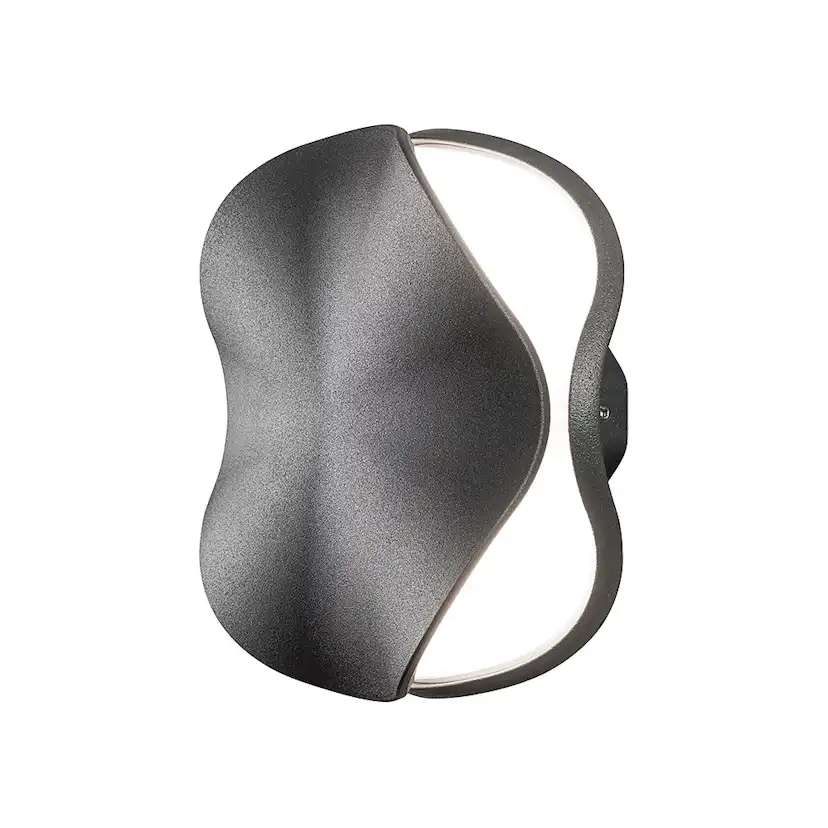 Vägglykta Gnosjö Konstsmide Matera 4W High Power LED Mörkgrå