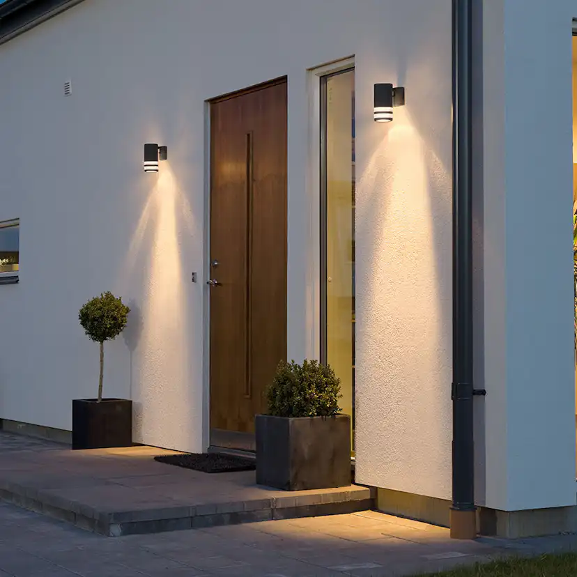 Vägglykta Gnosjö Konstsmide Modena Ned GU10 Transparent