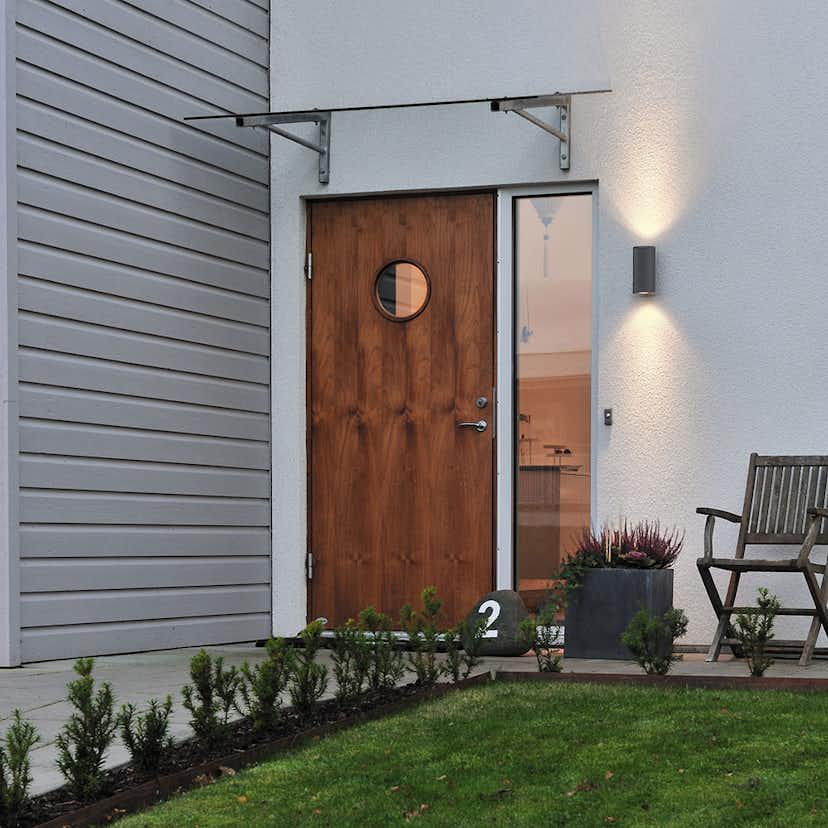 Vägglykta Gnosjö Konstsmide Siracusa Upp/ned GU10 Grå